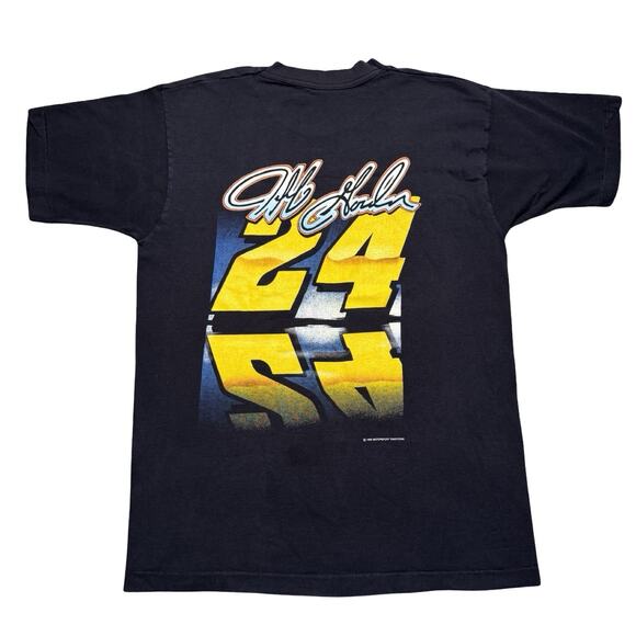 Vintage 1995 Jeff Gordon NASCAR Racing DuPont Reflections Of A Winner T-Shirt L - Picture 7 of 7